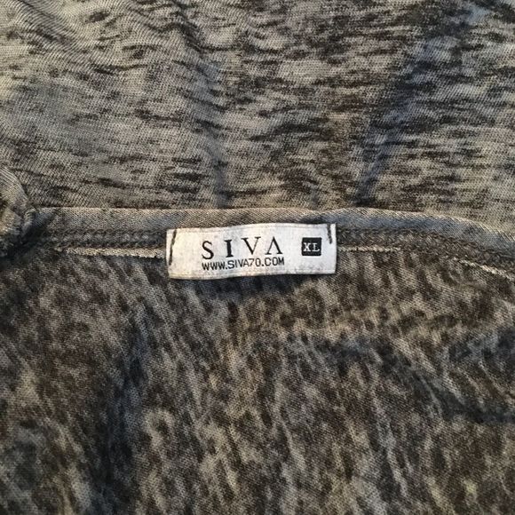 Siva 70 Sleeveless Burnout Twist Tanktop SZ XL - Picture 5 of 7